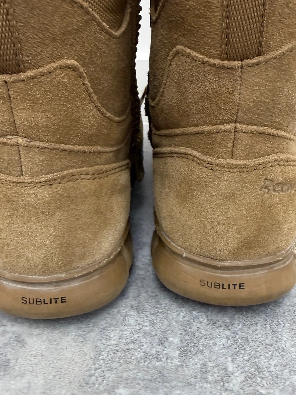 Reebok Sublite Cushion Tactical Boots Men’s 5.5 Coyote Composite Toe Side Zip